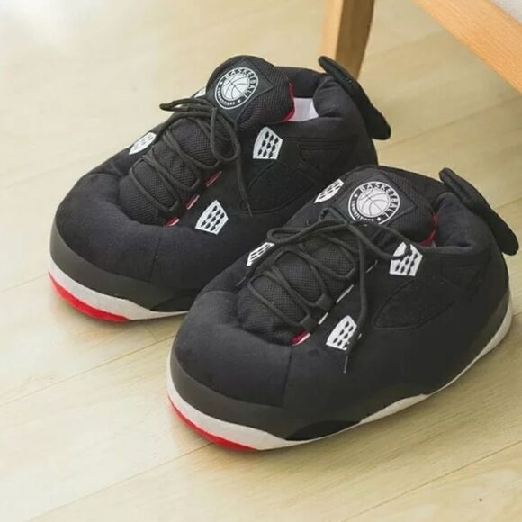 Unisex Adult Jordan Retro Air Plush Slippers Yeez Boost  Beluga Basketball - Picture 3 of 3